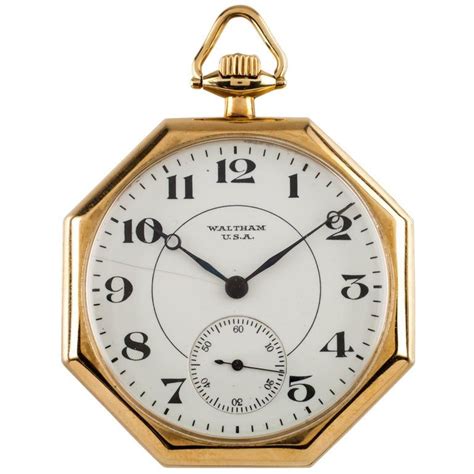 fake octagonal waltham women's antique watch|waltham pocket watch value.